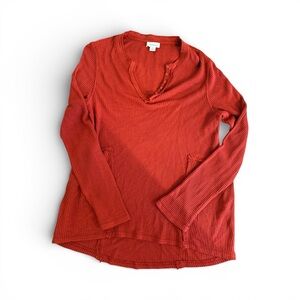 Sundance Vibrant Red Long Sleeve Top